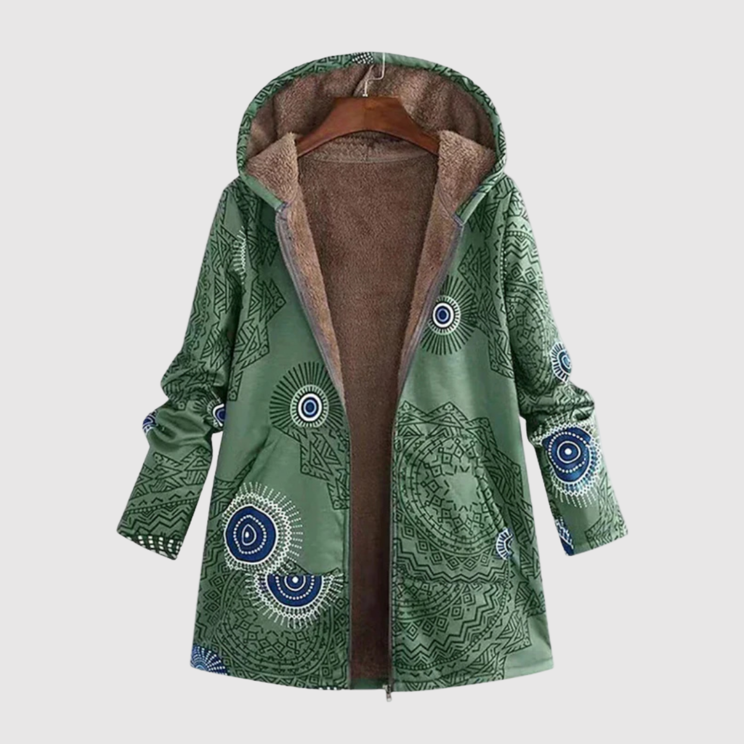 Jelena – Parka avec des motifs uniques et une capuche