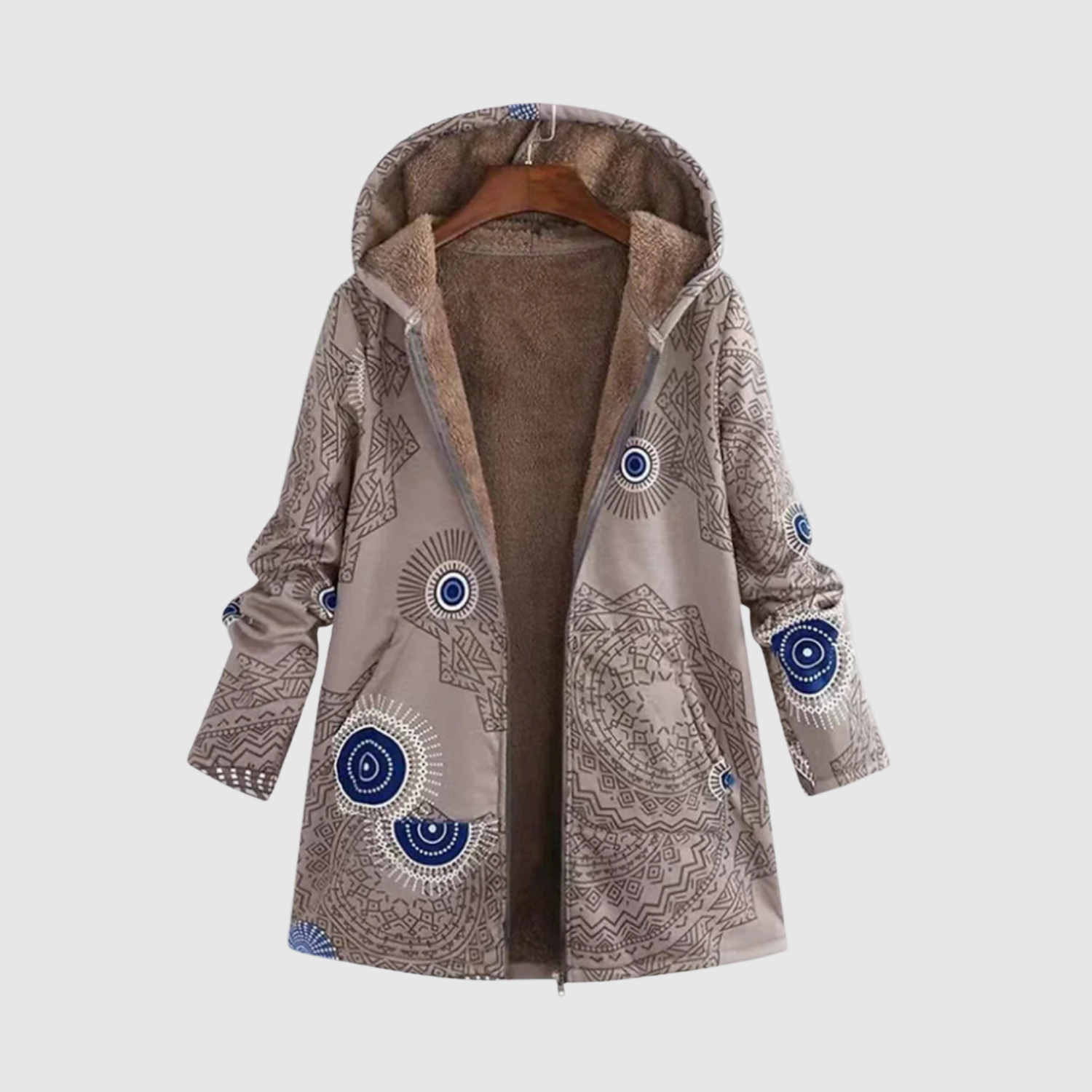 Jelena – Parka avec des motifs uniques et une capuche