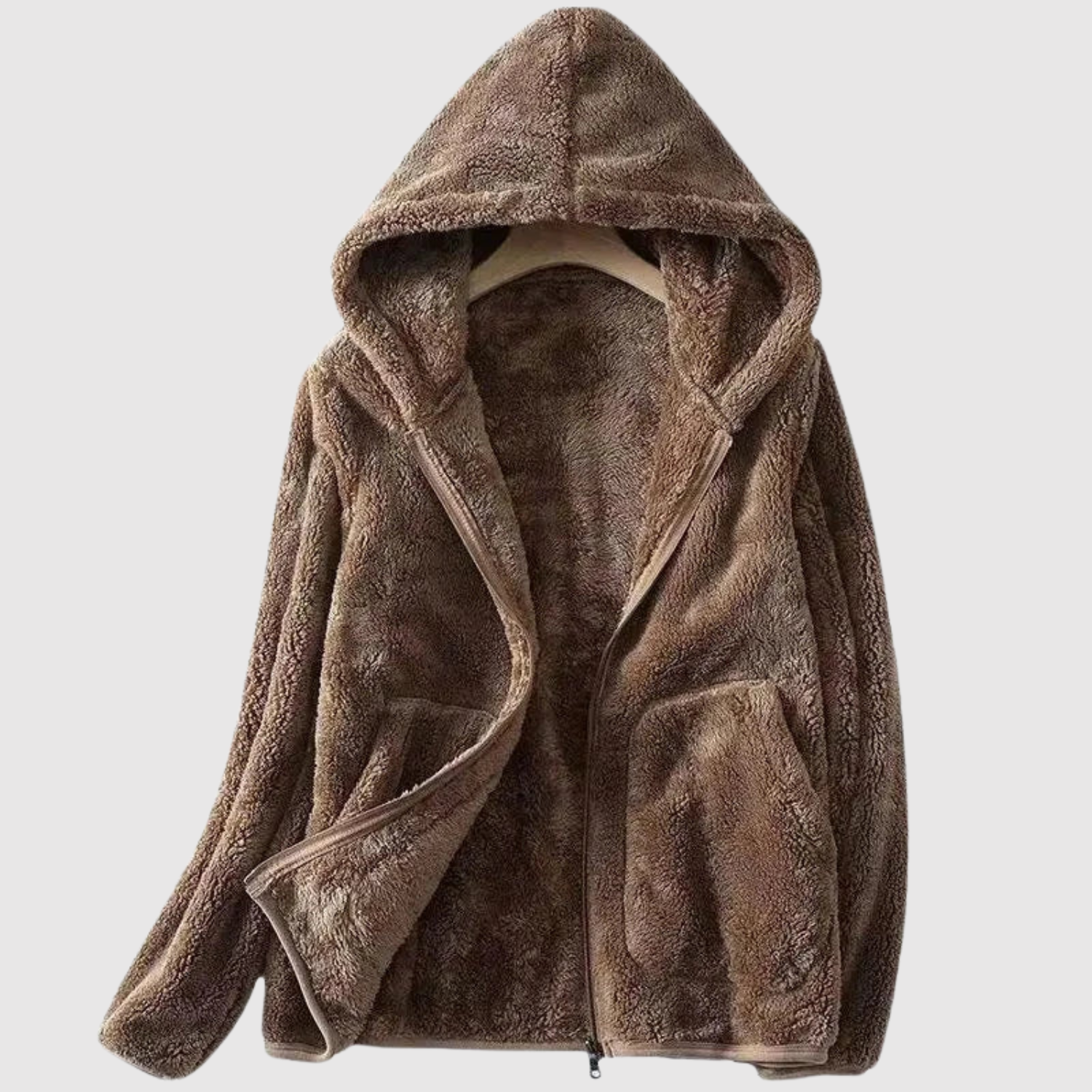 Nina – Veste en polaire avec capuche et poches