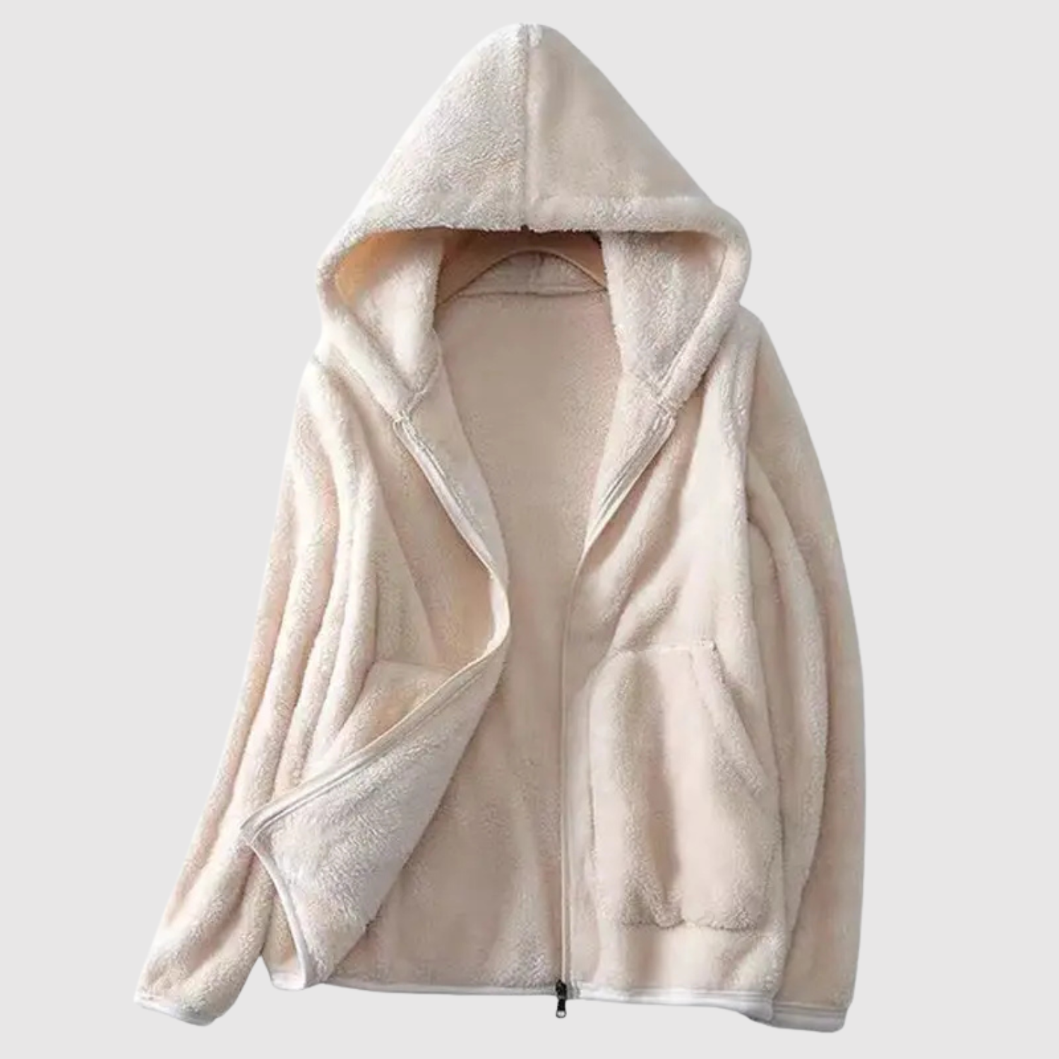 Nina – Veste en polaire avec capuche et poches