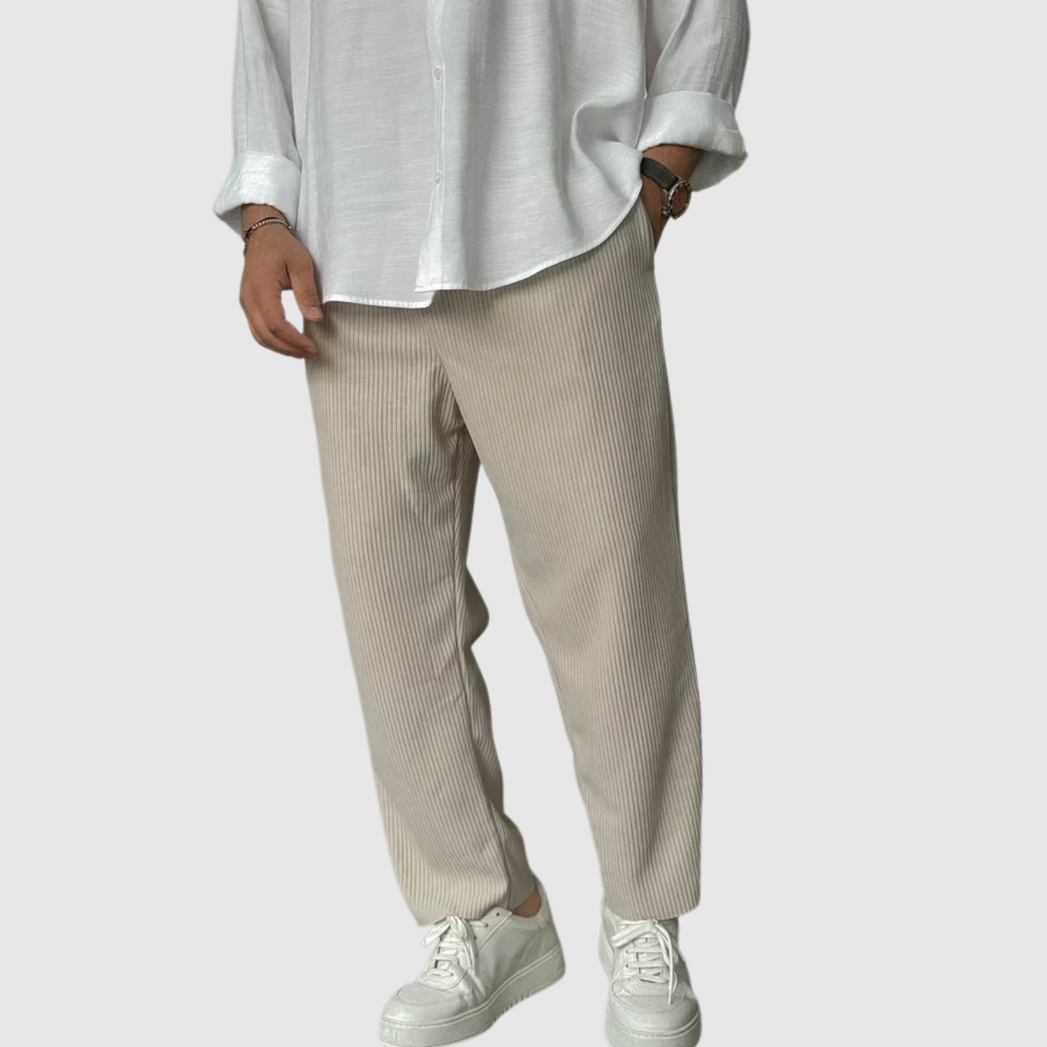 Leo – Pantalon au style minimaliste moderne