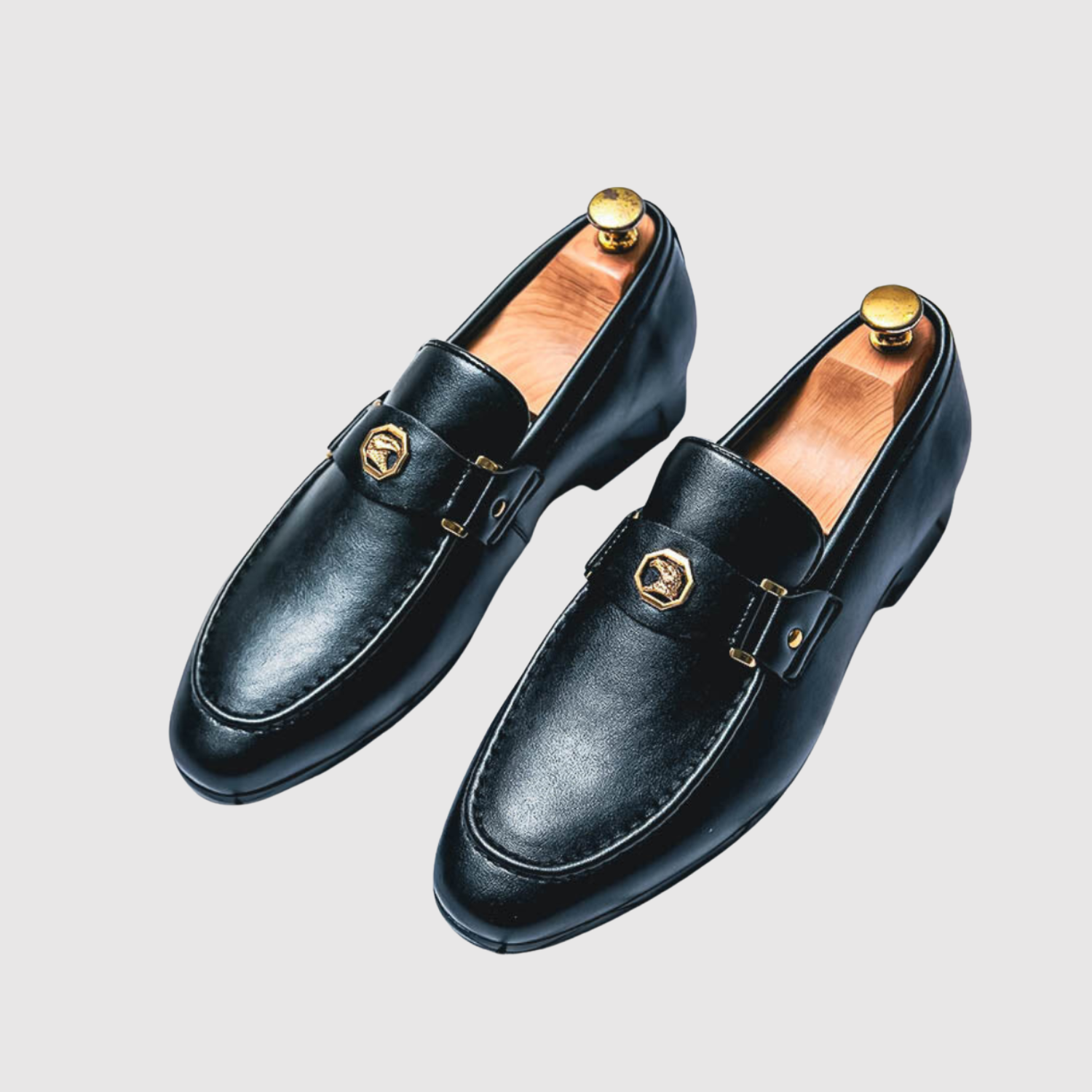 Oskar – Mocassins Classiques avec Bande Métallique