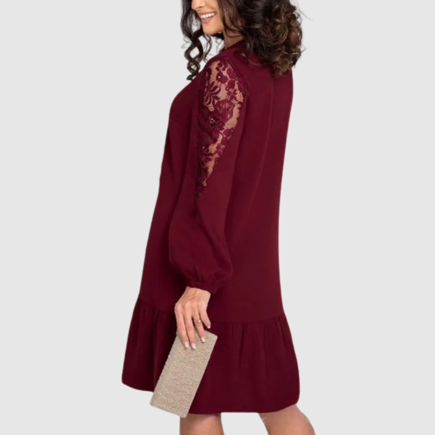 Léna – Robe élégante avec dentelle