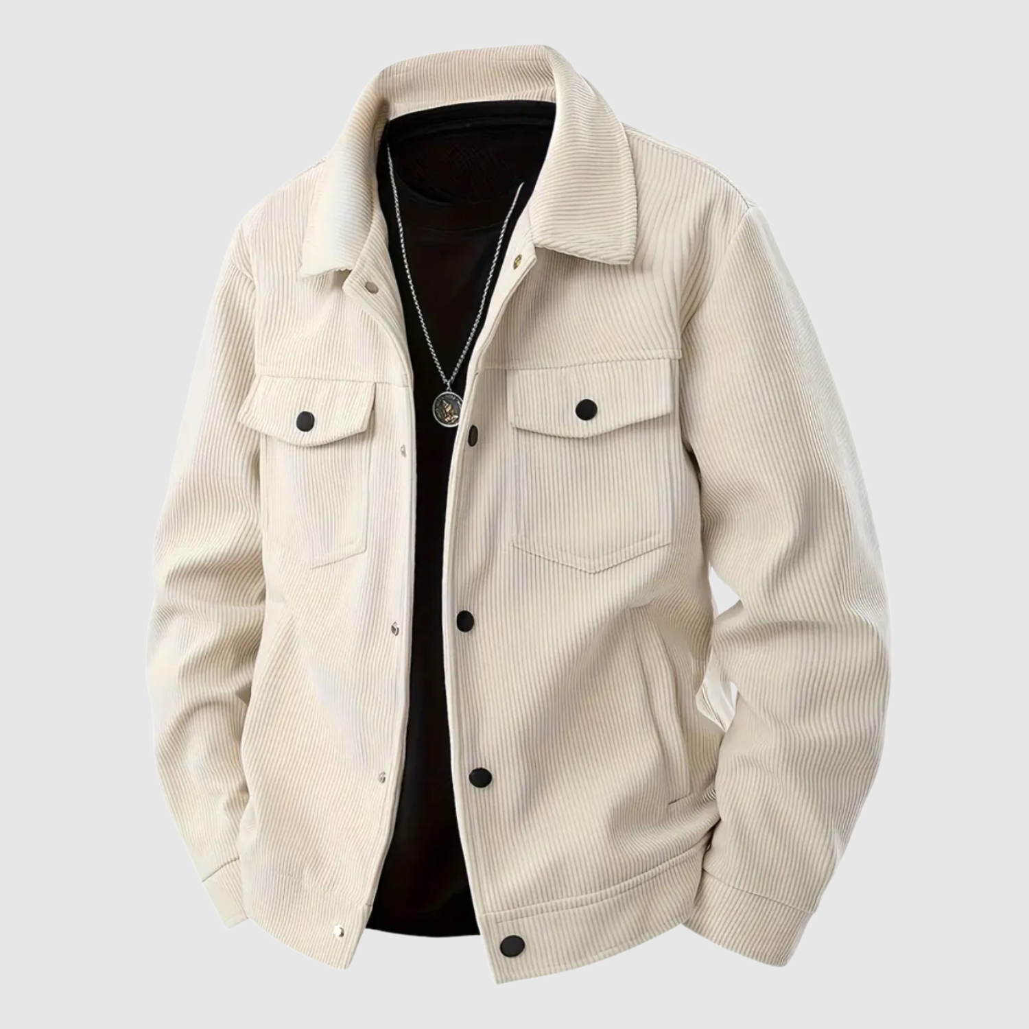 Šimon – Manteau isolé en tissu en laine