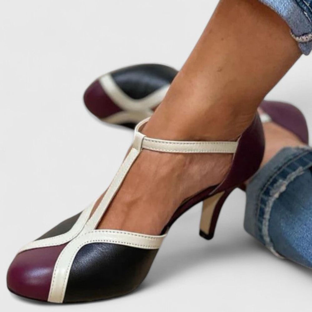 Magdalena – Chaussures orthopédiques à talon avec une bride en T