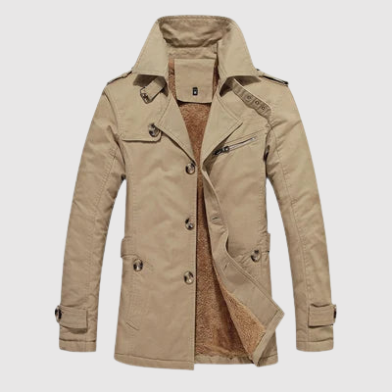 Marek – Manteau d'hiver avec doublure en laine
