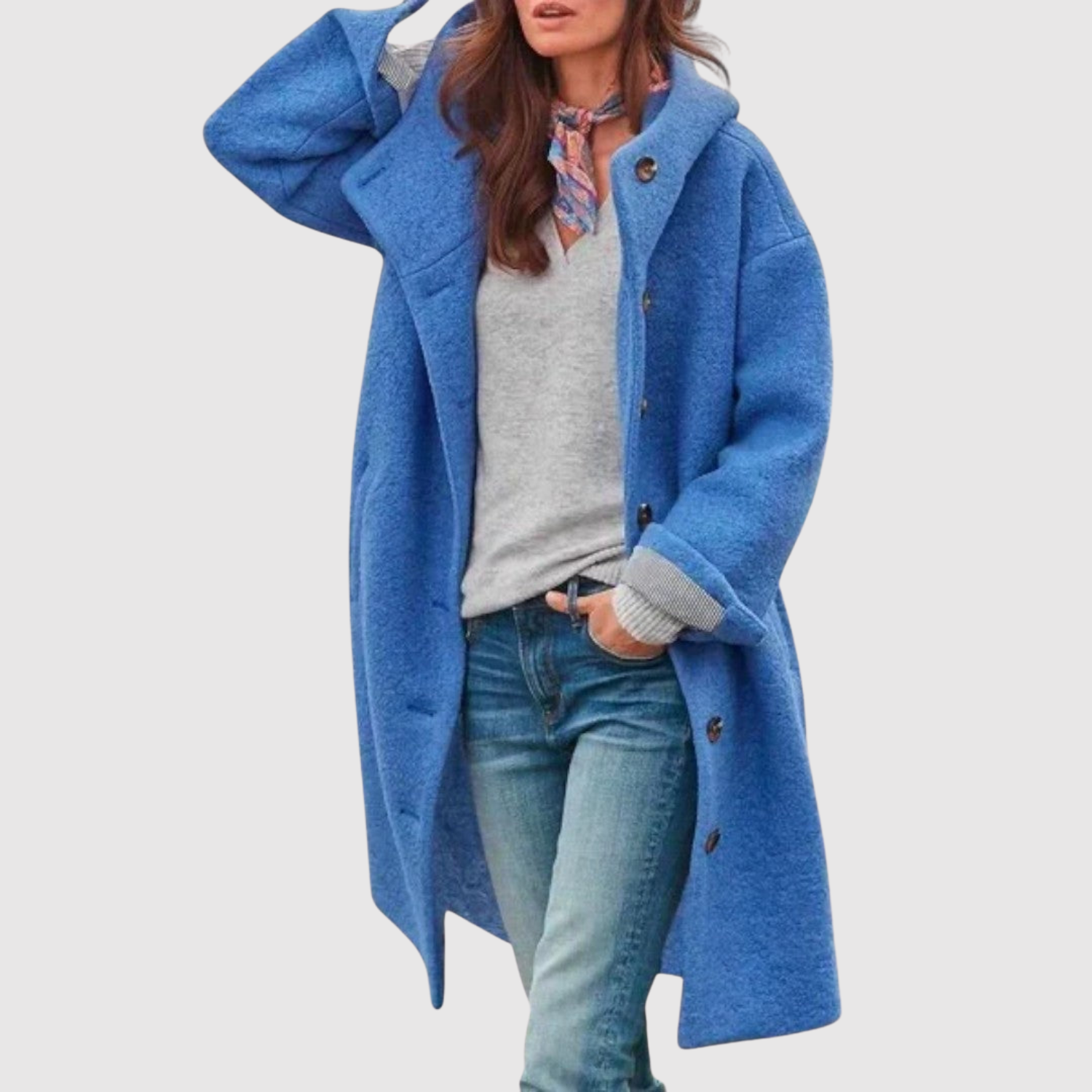 Jelena - Manteau en laine pour femmes intemporel pour les jours frais