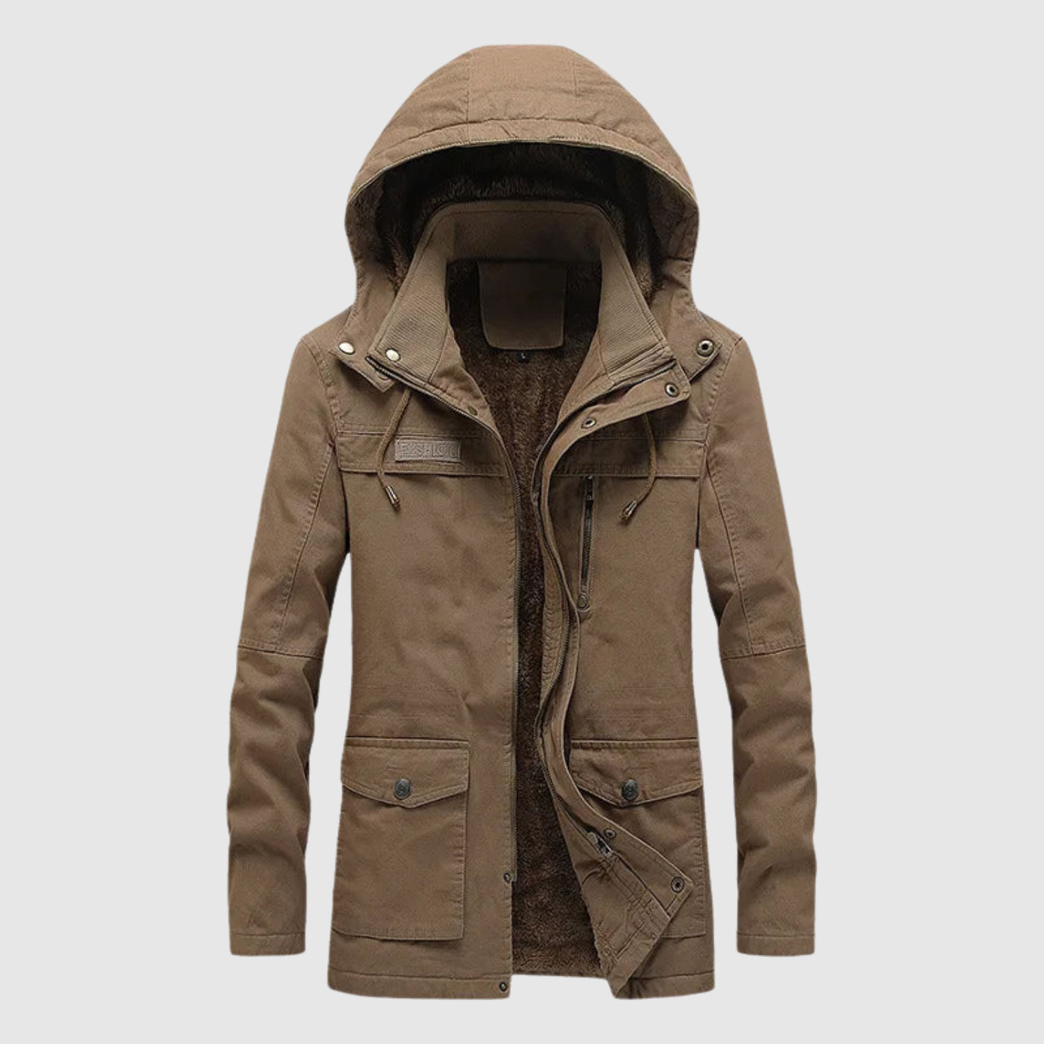 Marek – Veste d'hiver avec doublure et capuche moderne