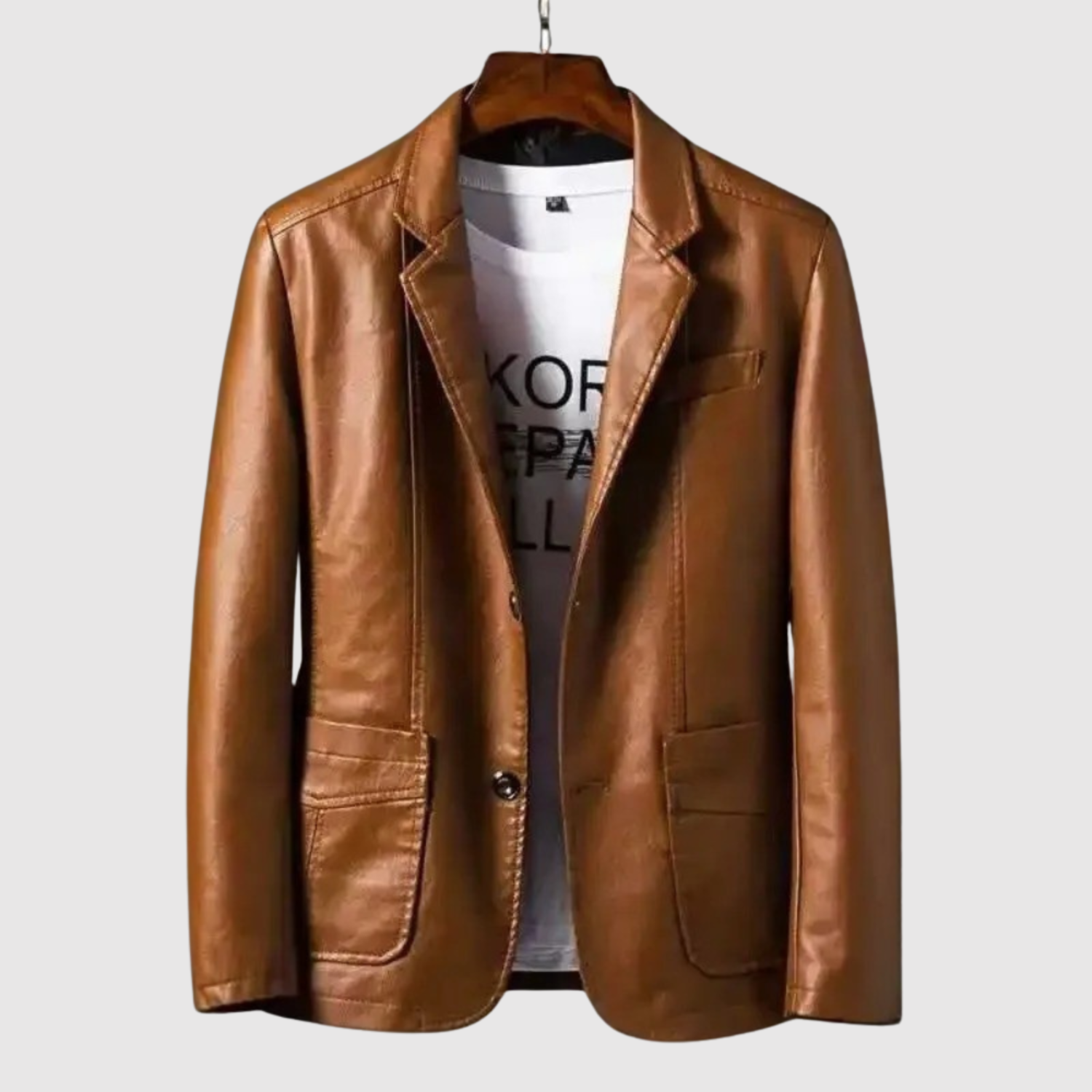 Dorian – Veste en cuir élégante « Classique nocturne »