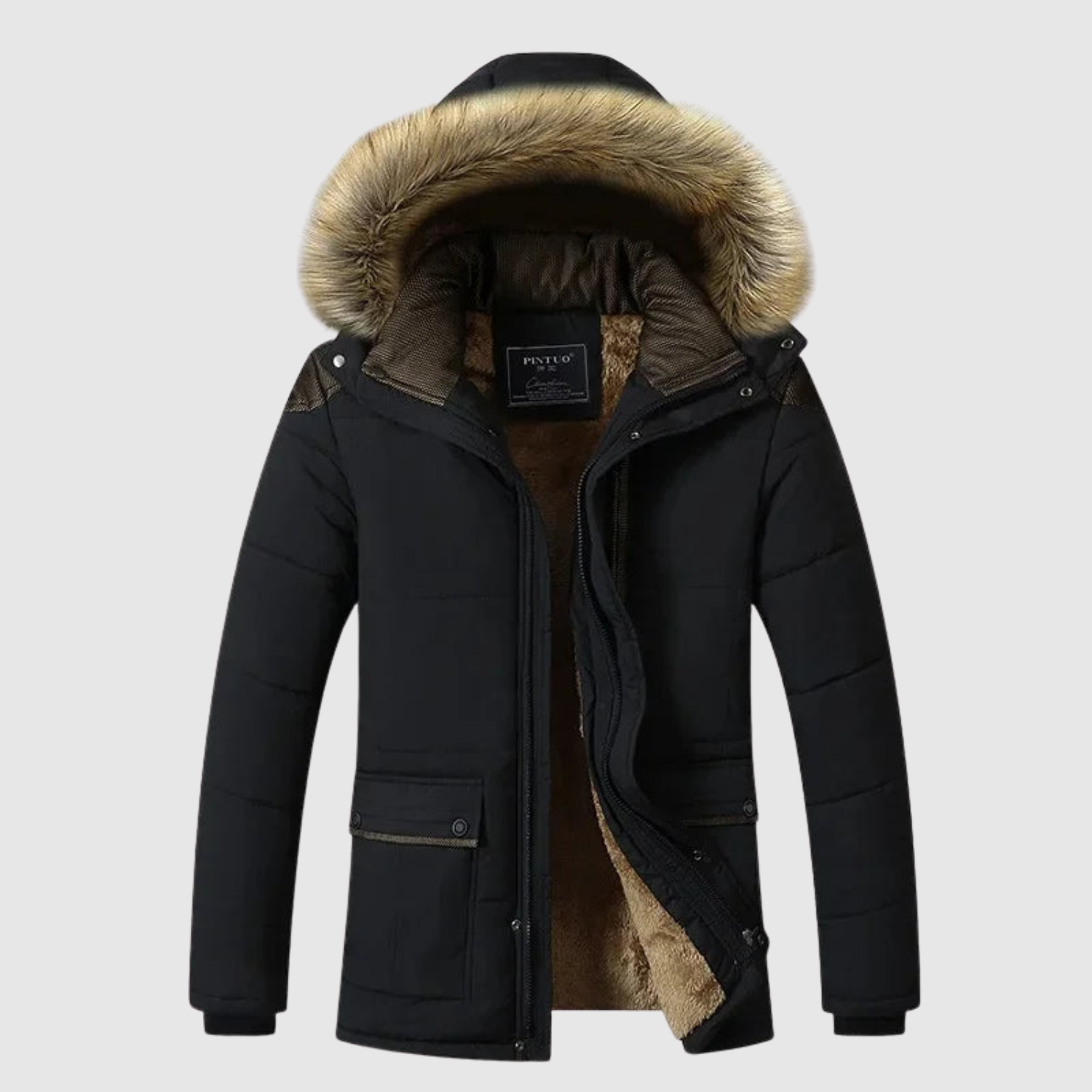 Marek – Veste d'hiver avec capuche en duvet
