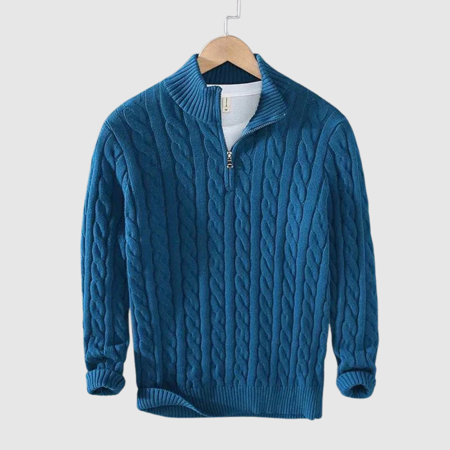 Daniel – Pull en tricot avec décolleté en V