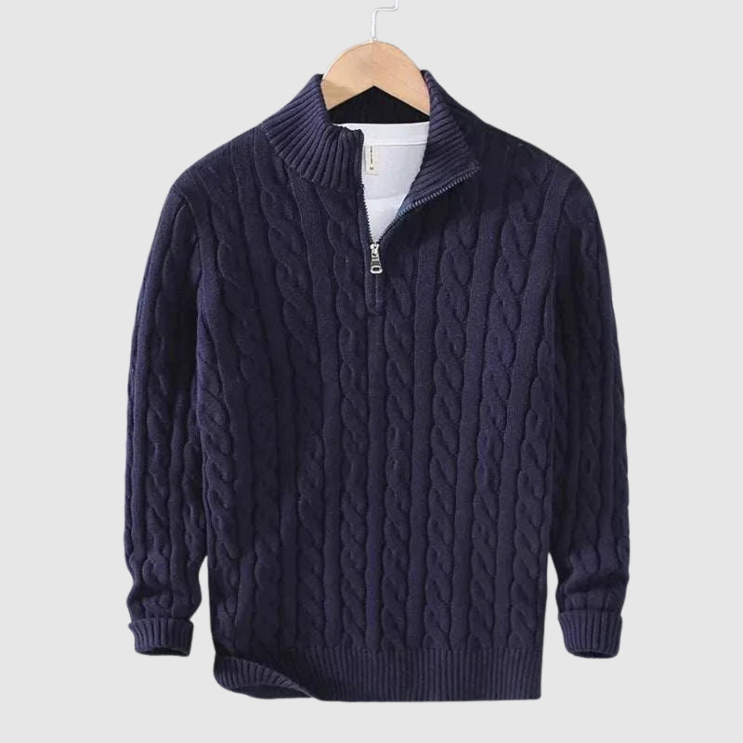 Daniel – Pull en tricot avec décolleté en V