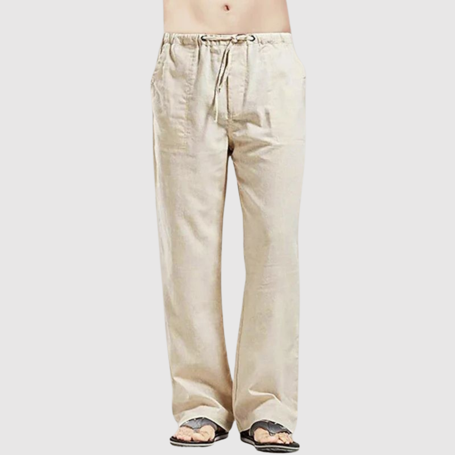 Leo – Pantalon en lin classique à coupe confortable