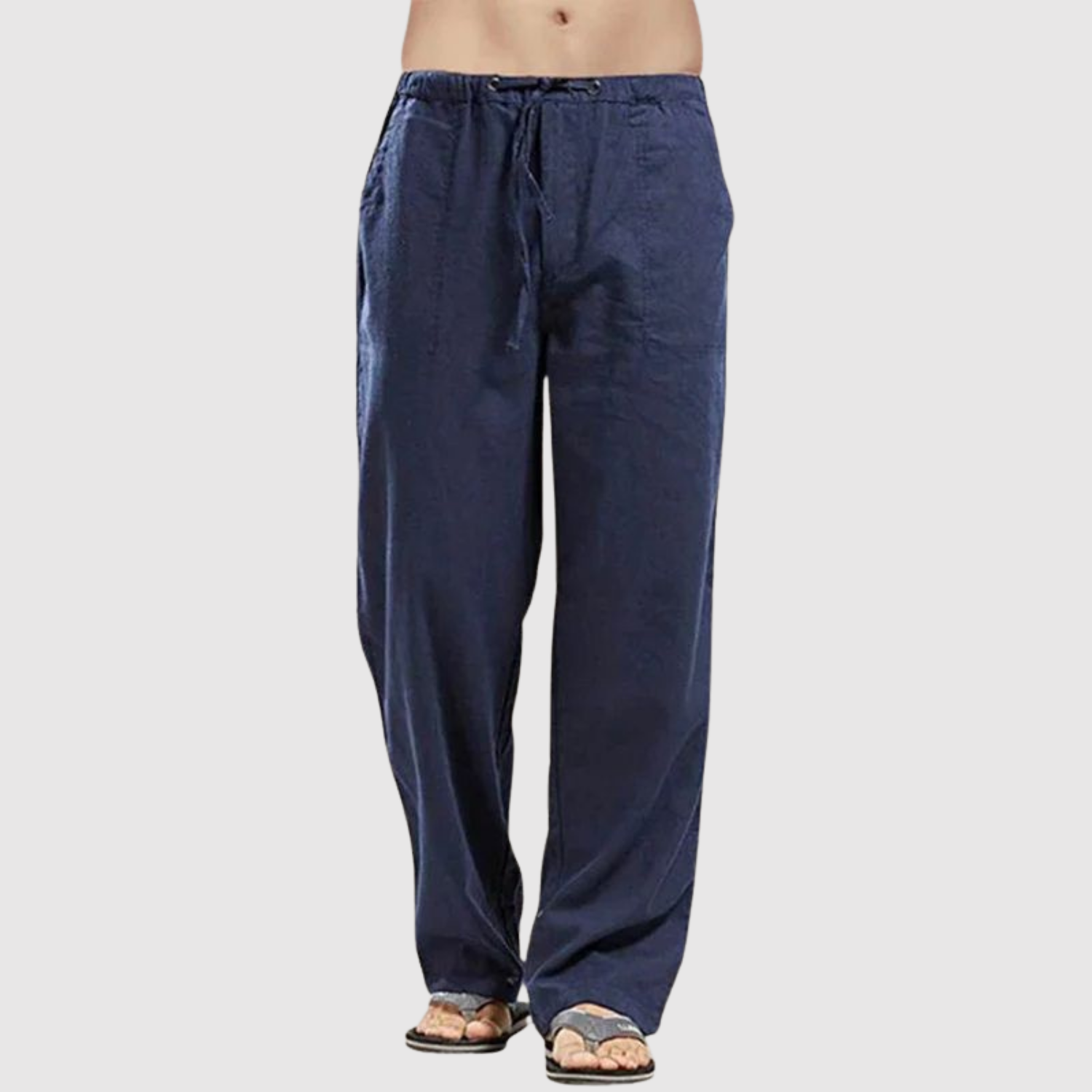 Leo – Pantalon en lin classique à coupe confortable