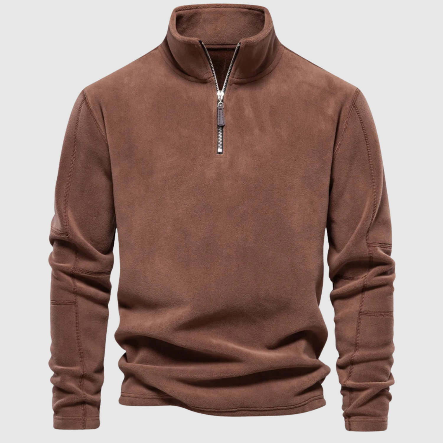 Daniel – Fleece avec demi-zip et style minimaliste