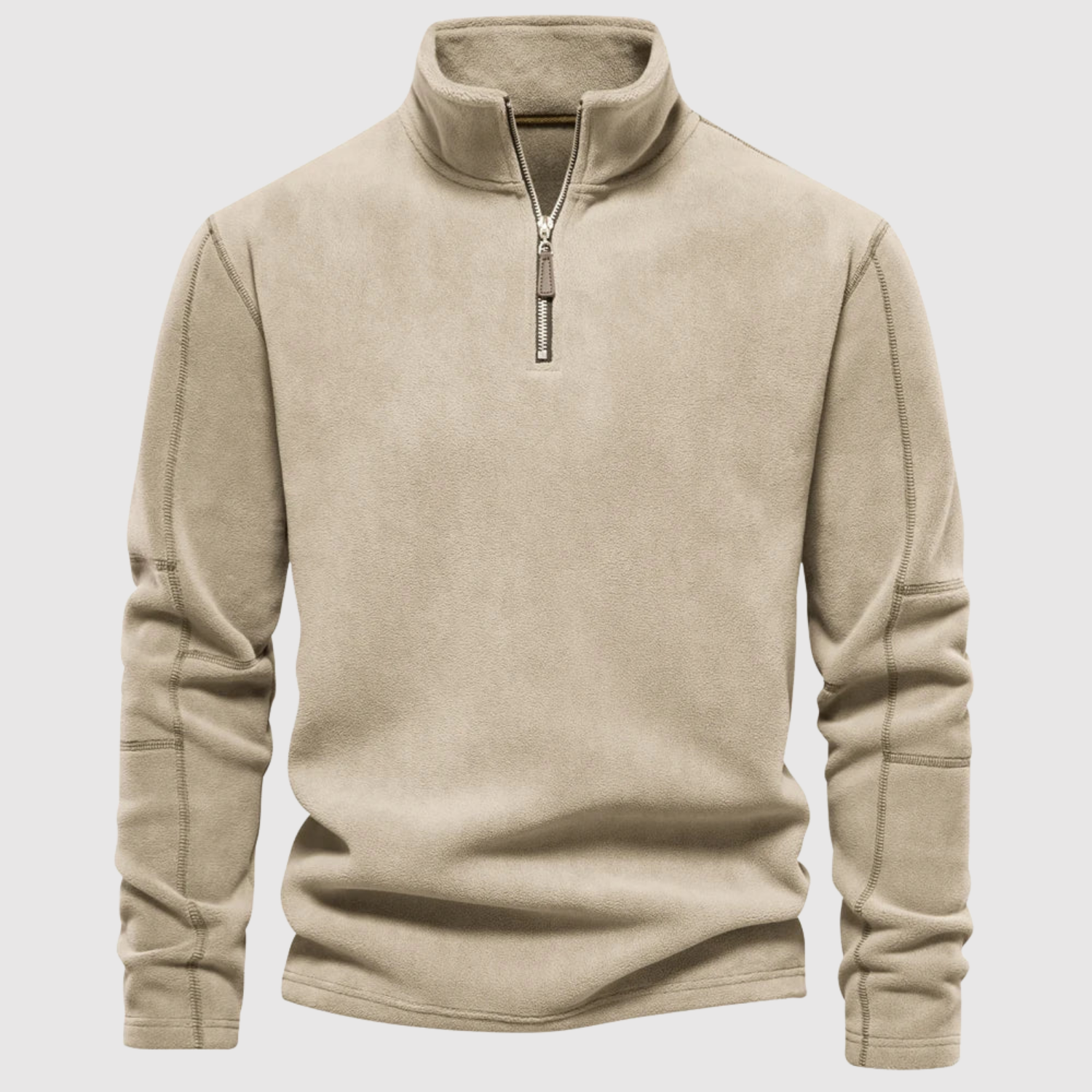 Daniel – Fleece avec demi-zip et style minimaliste