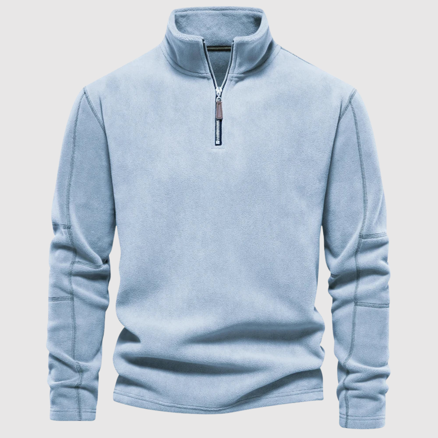 Daniel – Fleece avec demi-zip et style minimaliste