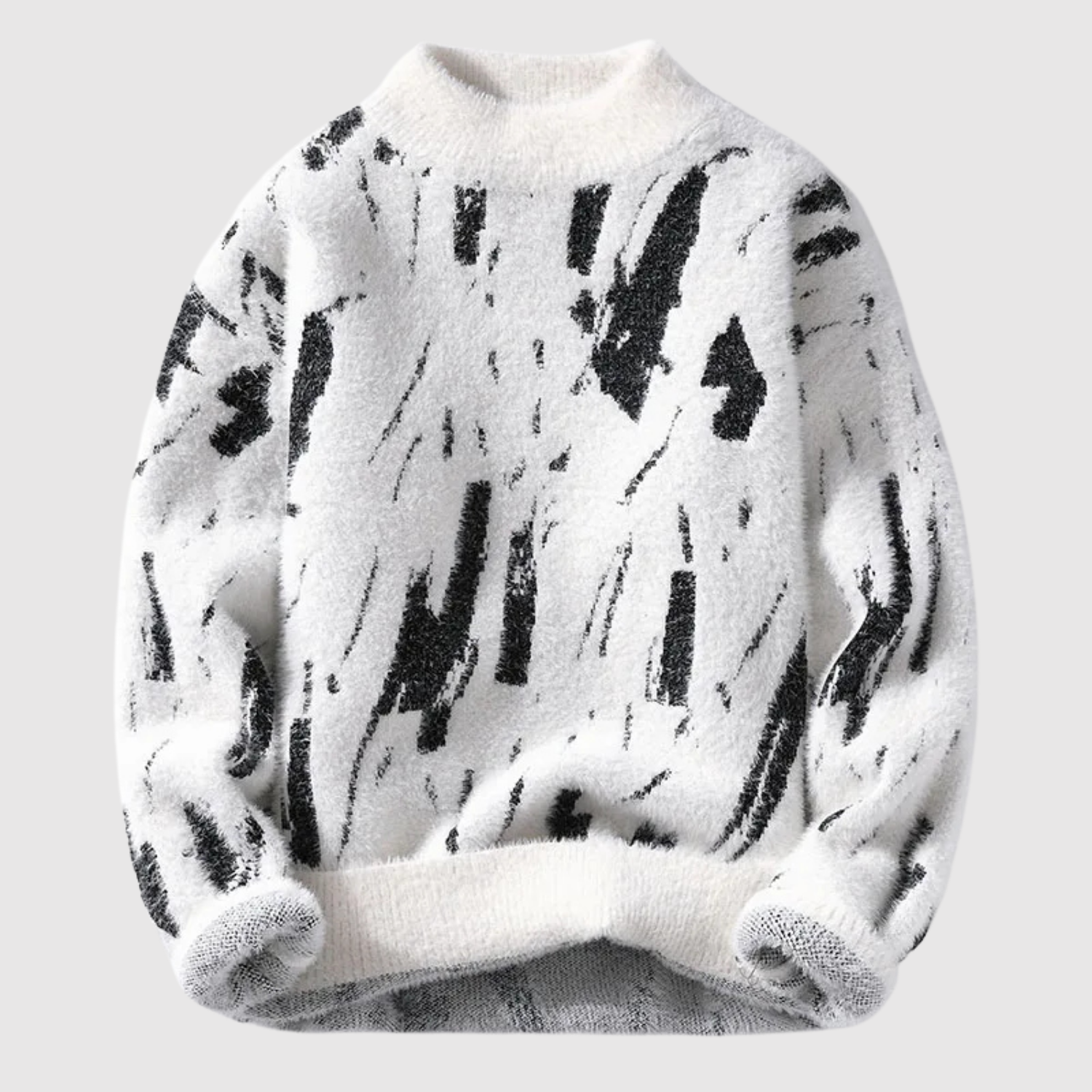 Daniel – Pull avec motif abstrait