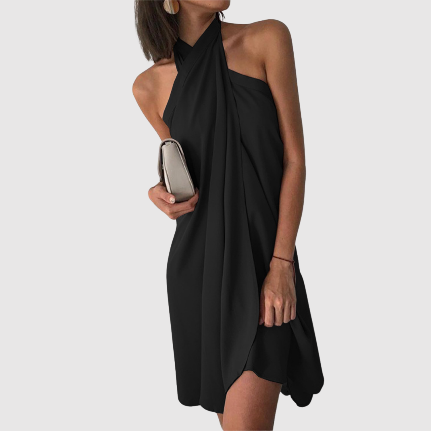 Amélie – Robe halter stylée à coupe décontractée