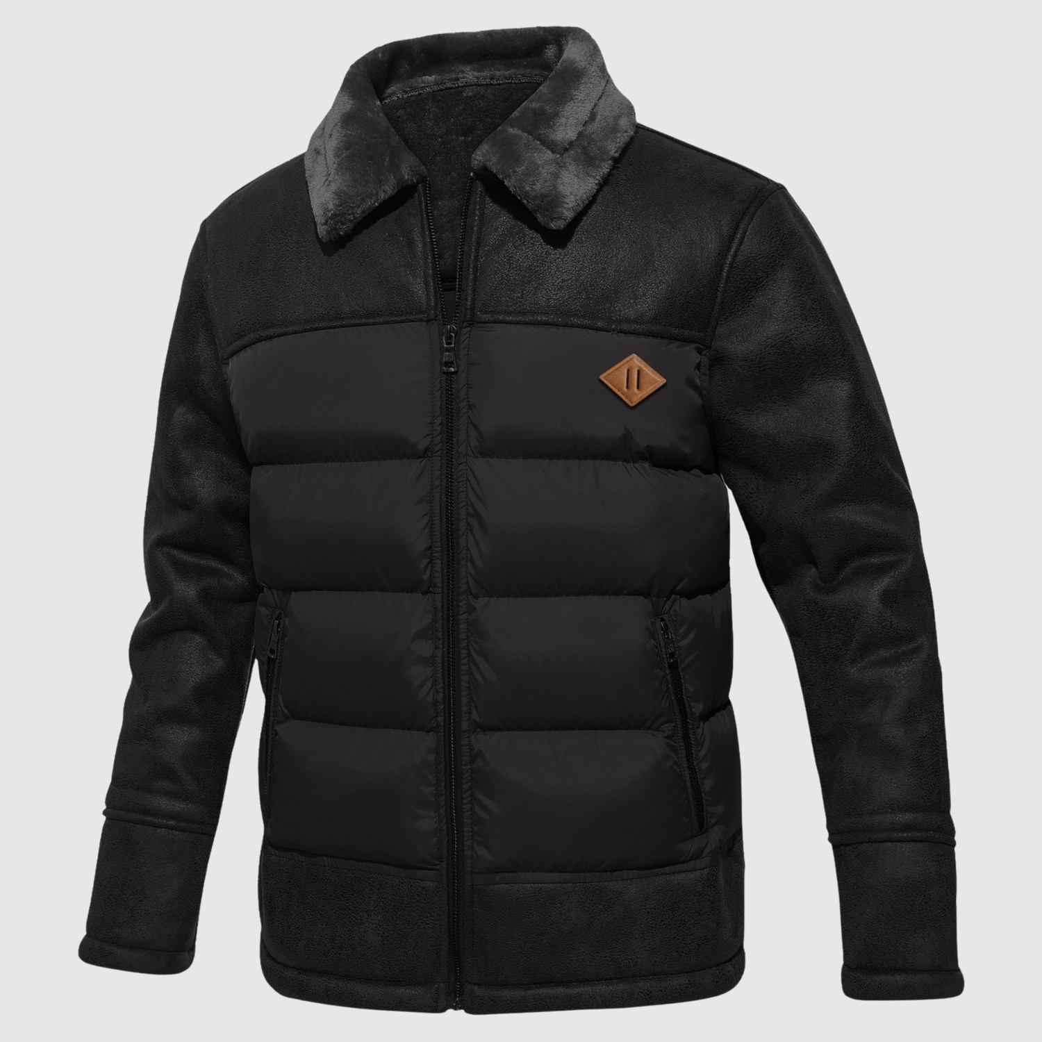 Dorian – Veste d'hiver isolée avec col en duvet