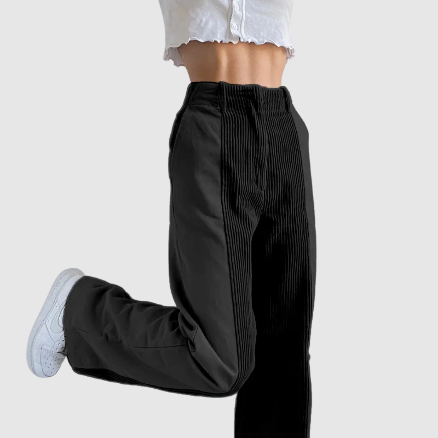 Mira – Pantalon en velours à coupe confortable