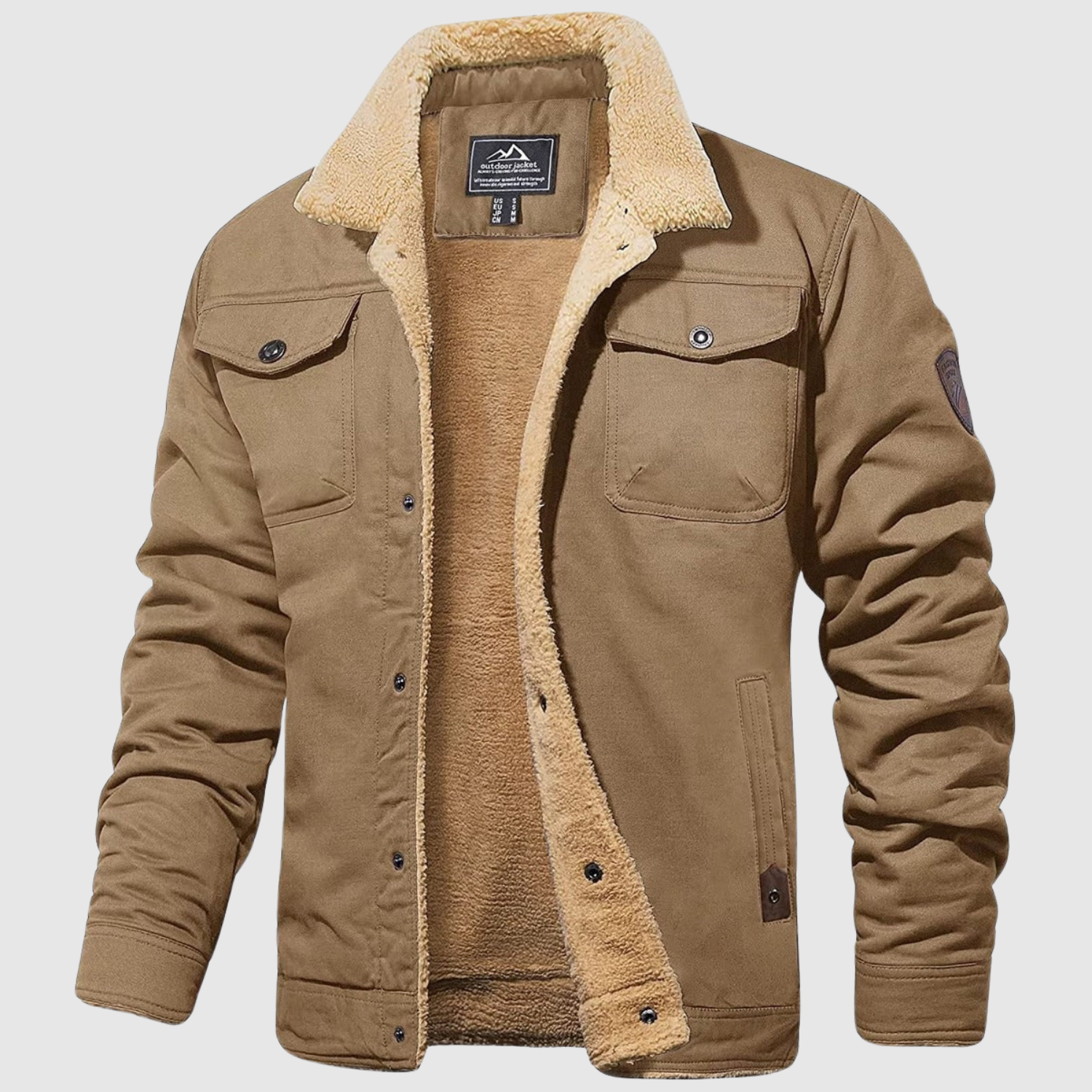 Marek - Vestes pour hommes chaudes avec doublure en peluche