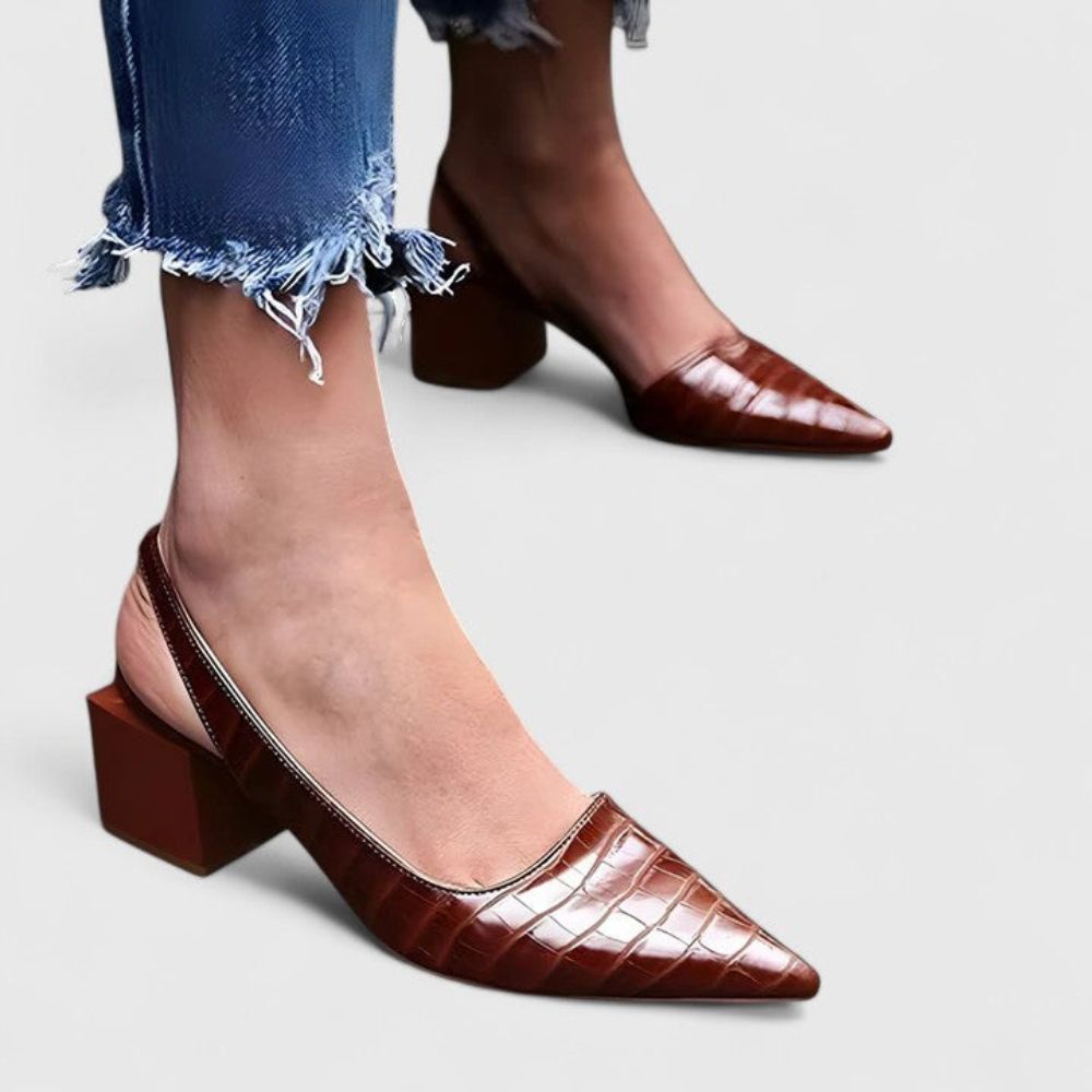 Magdalena – Escarpins à talon bas pour femme