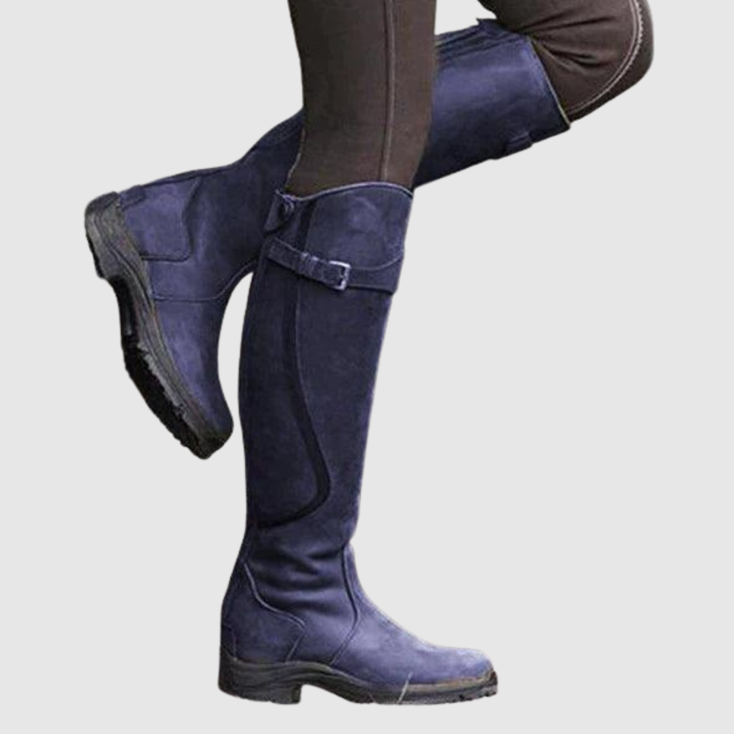 Teodora - Belles bottes en cuir hautes pour toutes les saisons