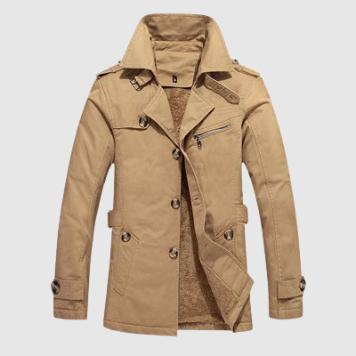 Marek – Manteau d'hiver avec doublure en laine