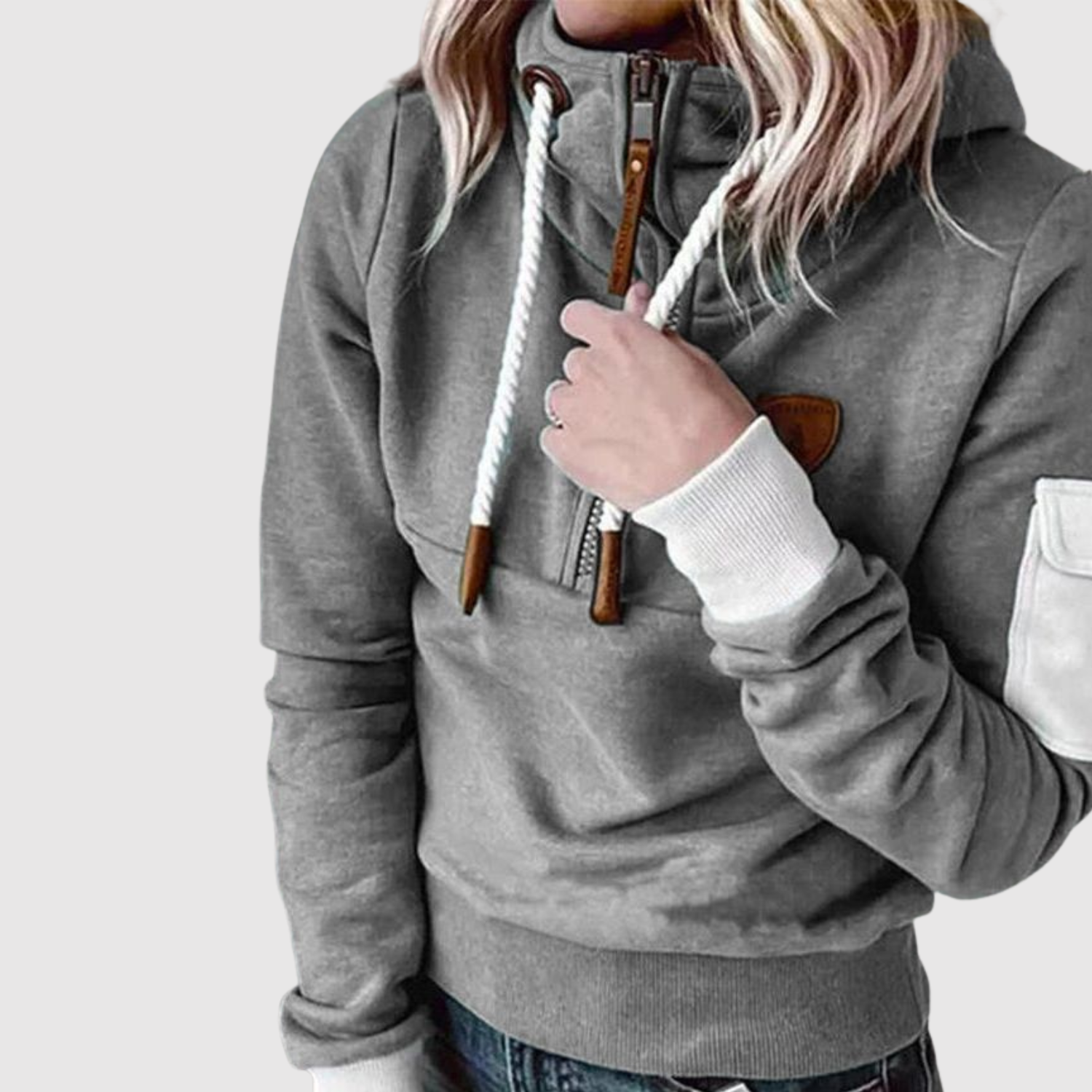 Nina – Sweat à capuche sport chic et confortable
