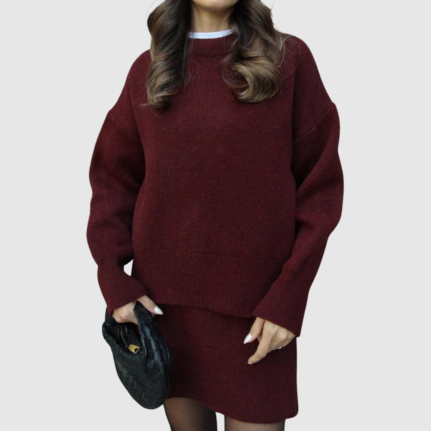 Inès - Ensemble élégant pour femme avec veste et jupe
