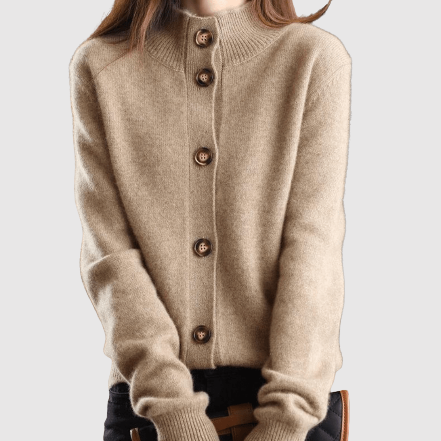 Nora – Gilet tressé élégant