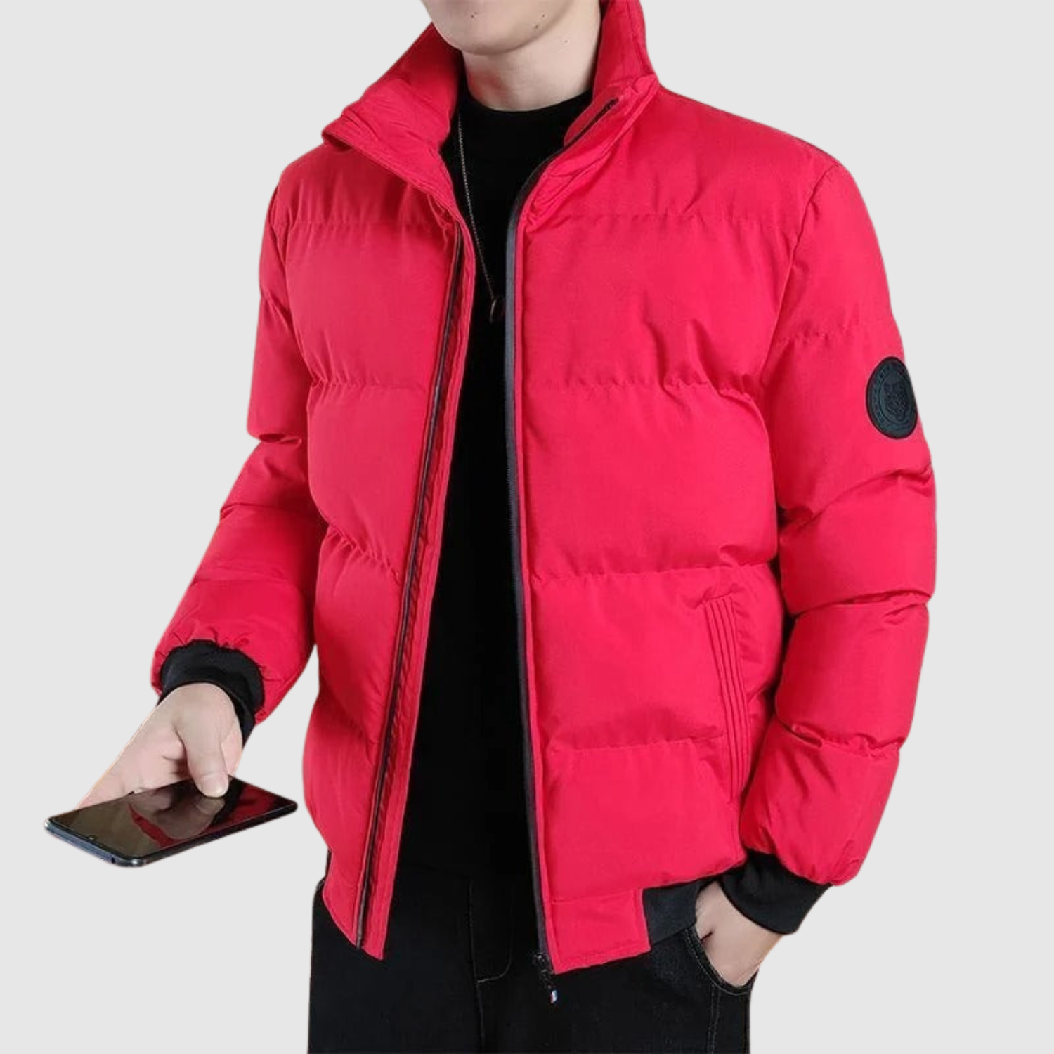Marek – Veste d'hiver quotidienne avec doublure