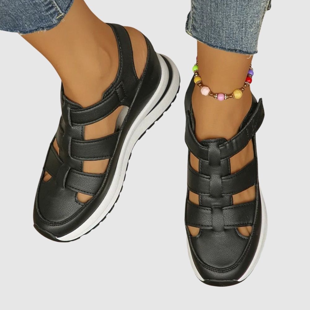 Anna – Baskets orthopédiques ouvertes au design moderne