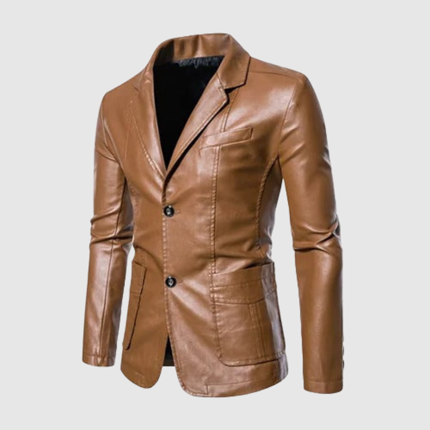 Dorian – Veste en cuir élégante avec une brillance moderne