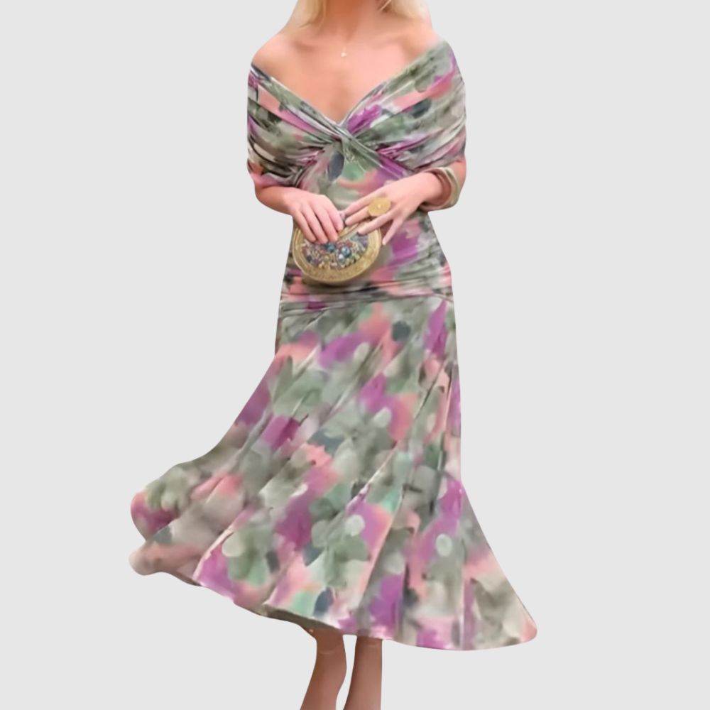 Zoé - Robe fluide à fleurs