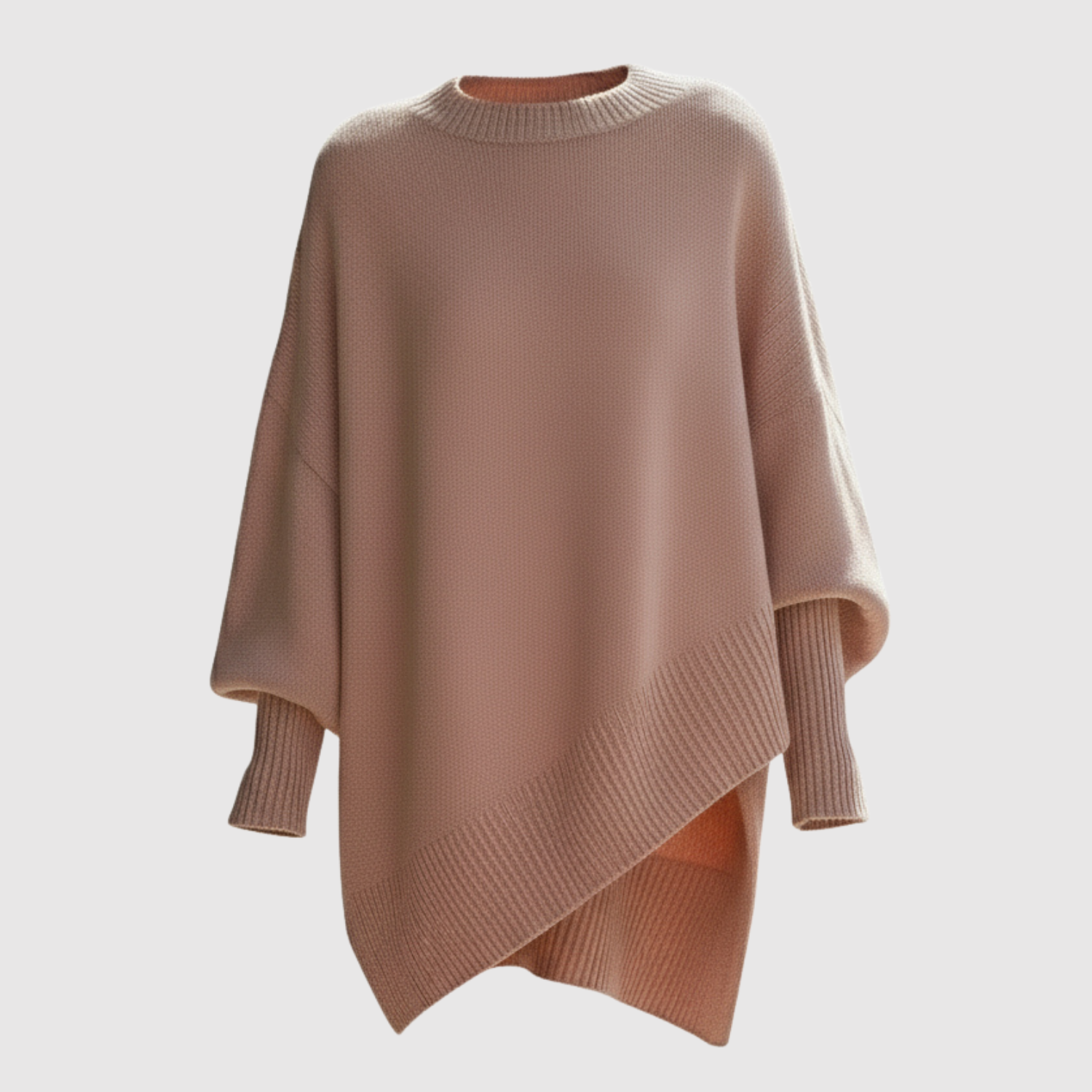 Amelia - Poncho tressé élégant avec une ligne moderne