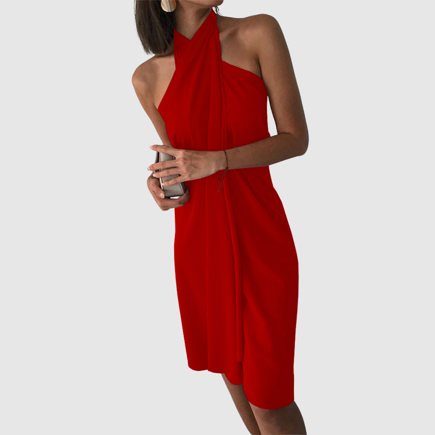 Amélie – Robe halter stylée à coupe décontractée
