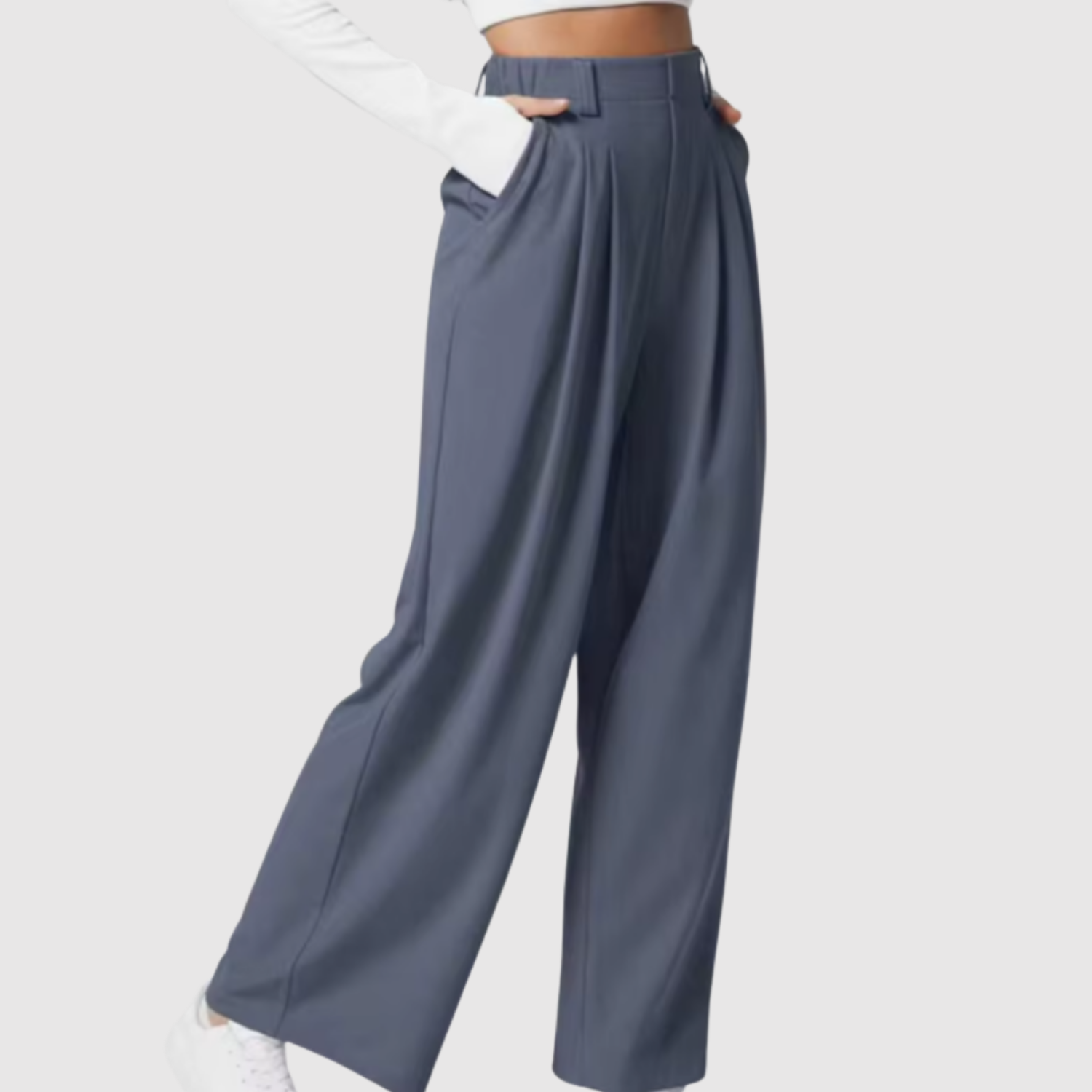Mira – Pantalons larges colorés en matériau léger