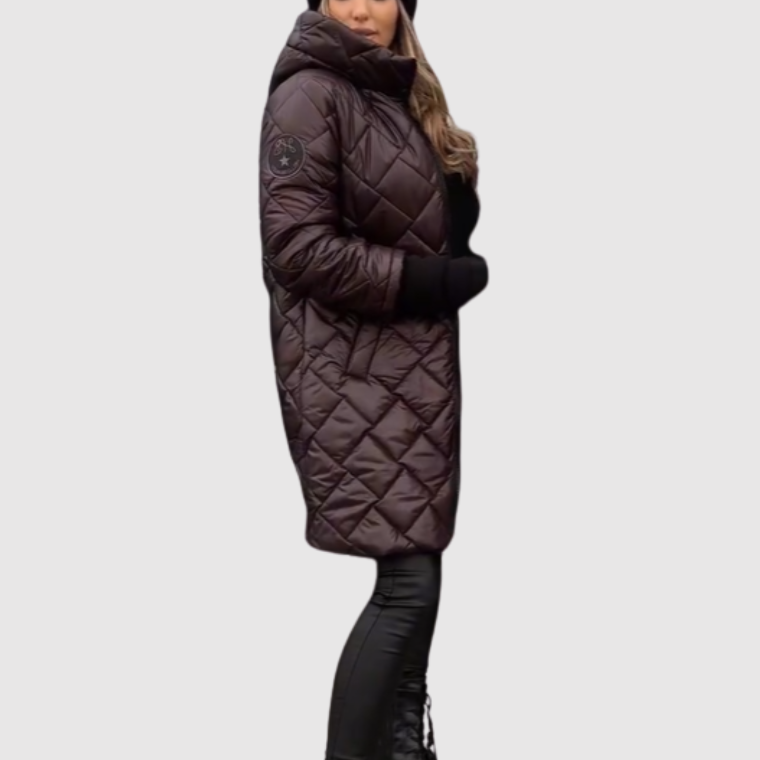 Jelena - Manteau d'hiver élégant en duvet