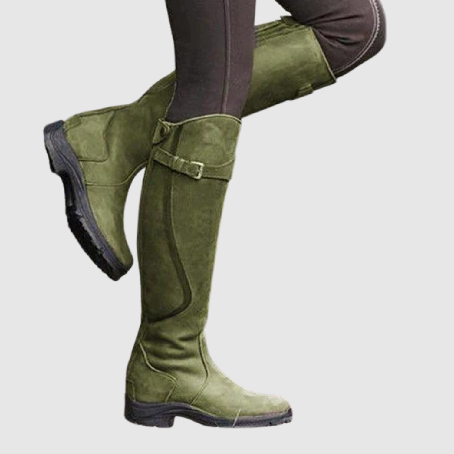 Teodora - Belles bottes en cuir hautes pour toutes les saisons