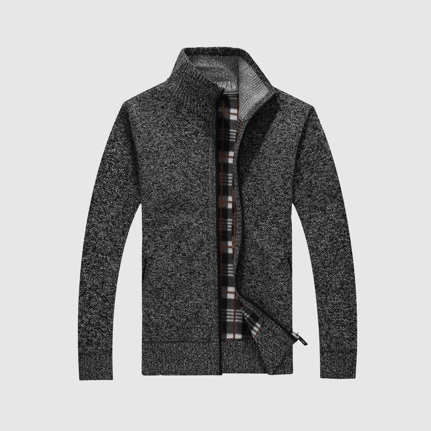 Marek – Gilet stylé avec fermeture éclair et détails contrastés