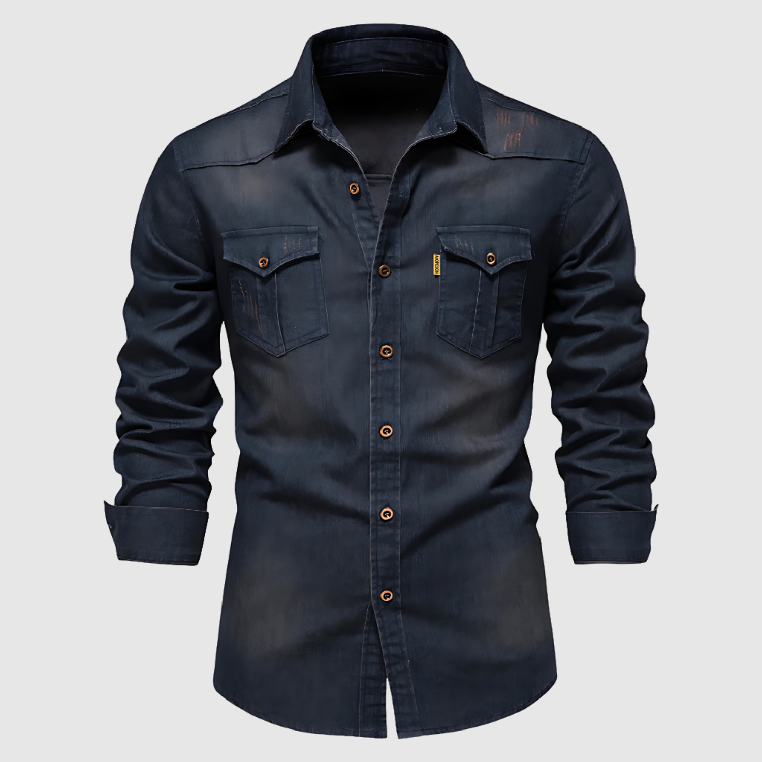 Lucas - Chemise en jean pour homme au design moderne