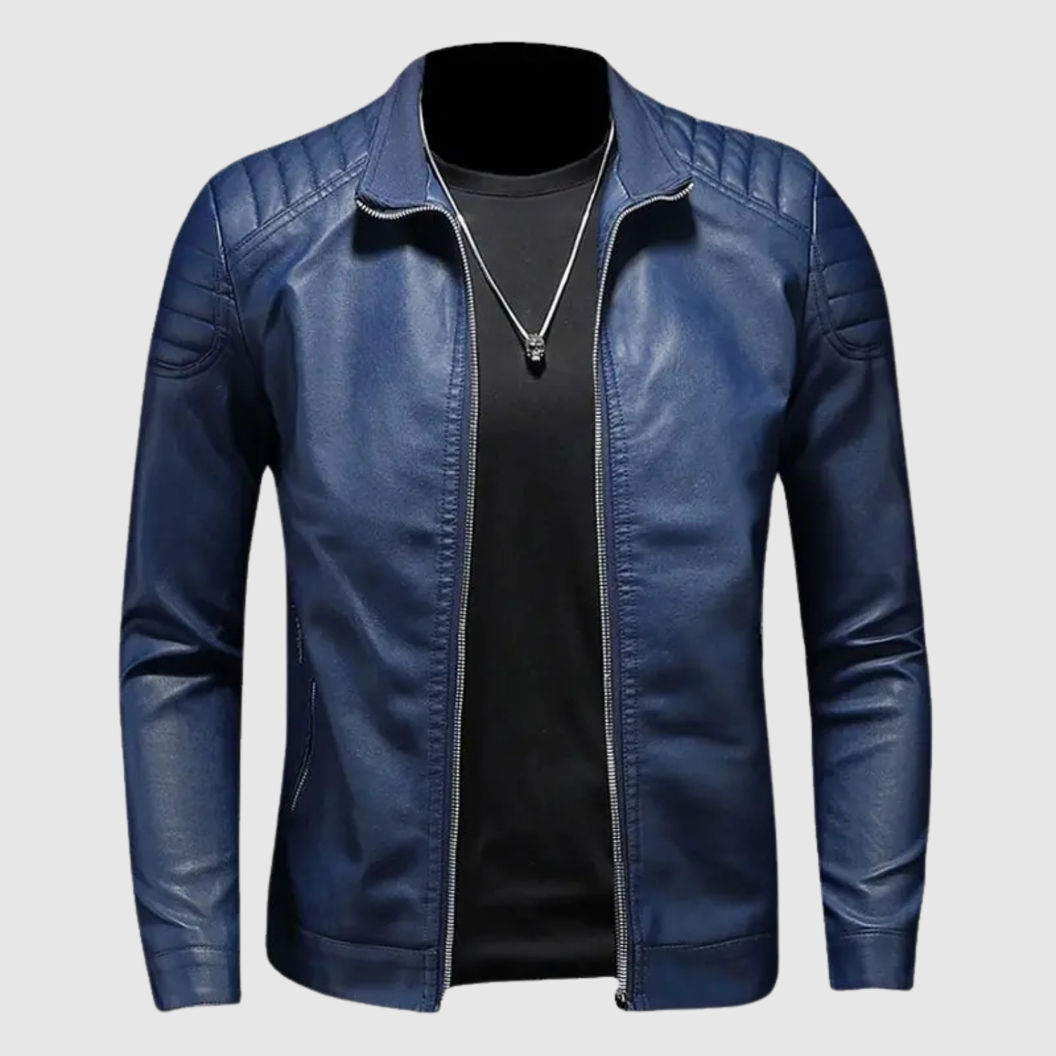Dorian – Veste en cuir moderne au design épuré