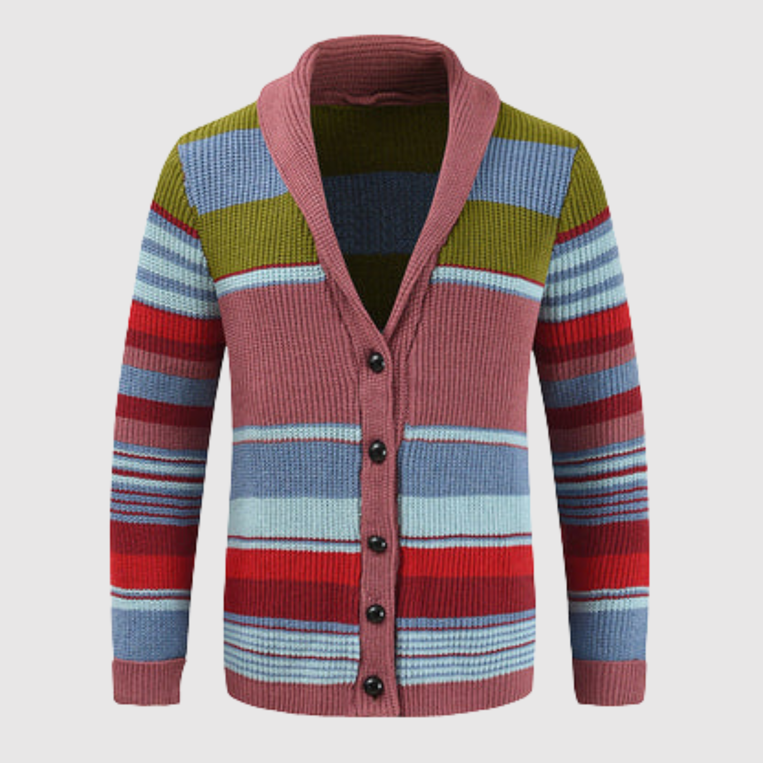 Šimon - Cardigan en tricot coloré de style vintage