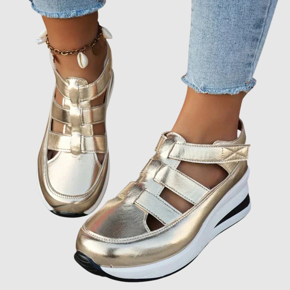 Anna – Baskets orthopédiques ouvertes au design moderne