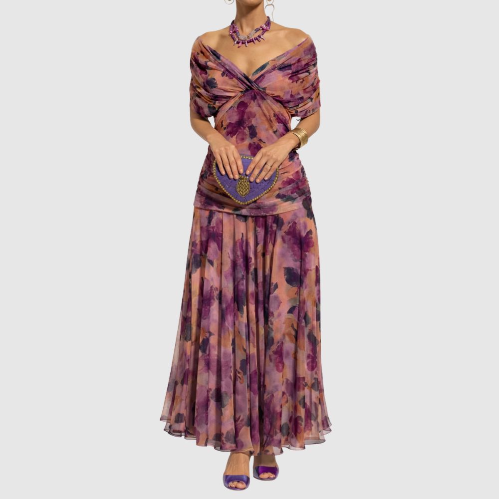 Zoé - Robe fluide à fleurs