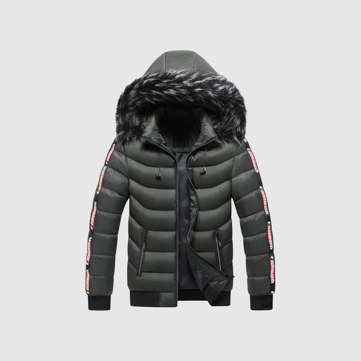 Marek – Veste d'hiver en duvet avec capuche