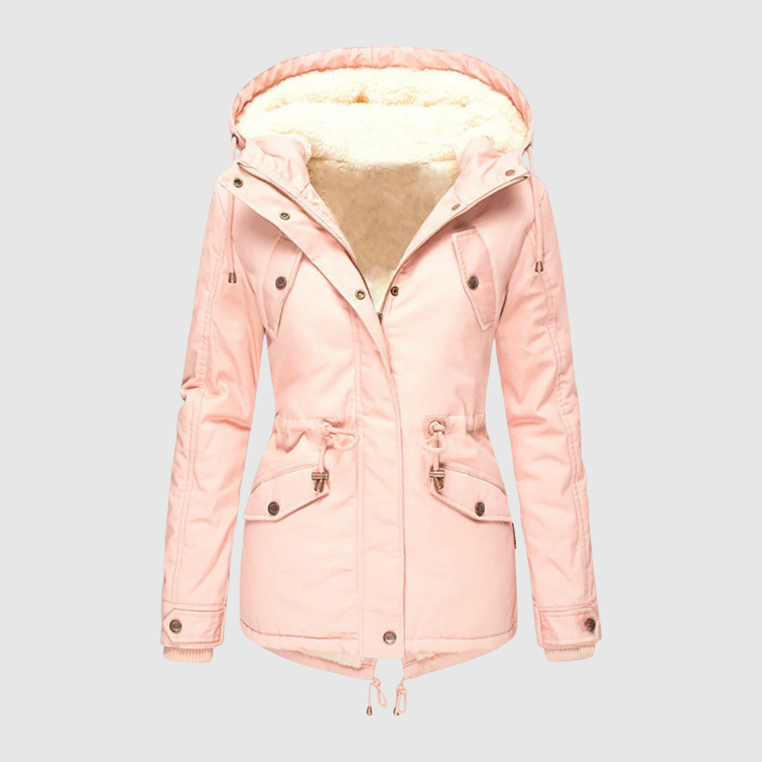 Jelena – Parka d'hiver avec capuche et doublure en polaire