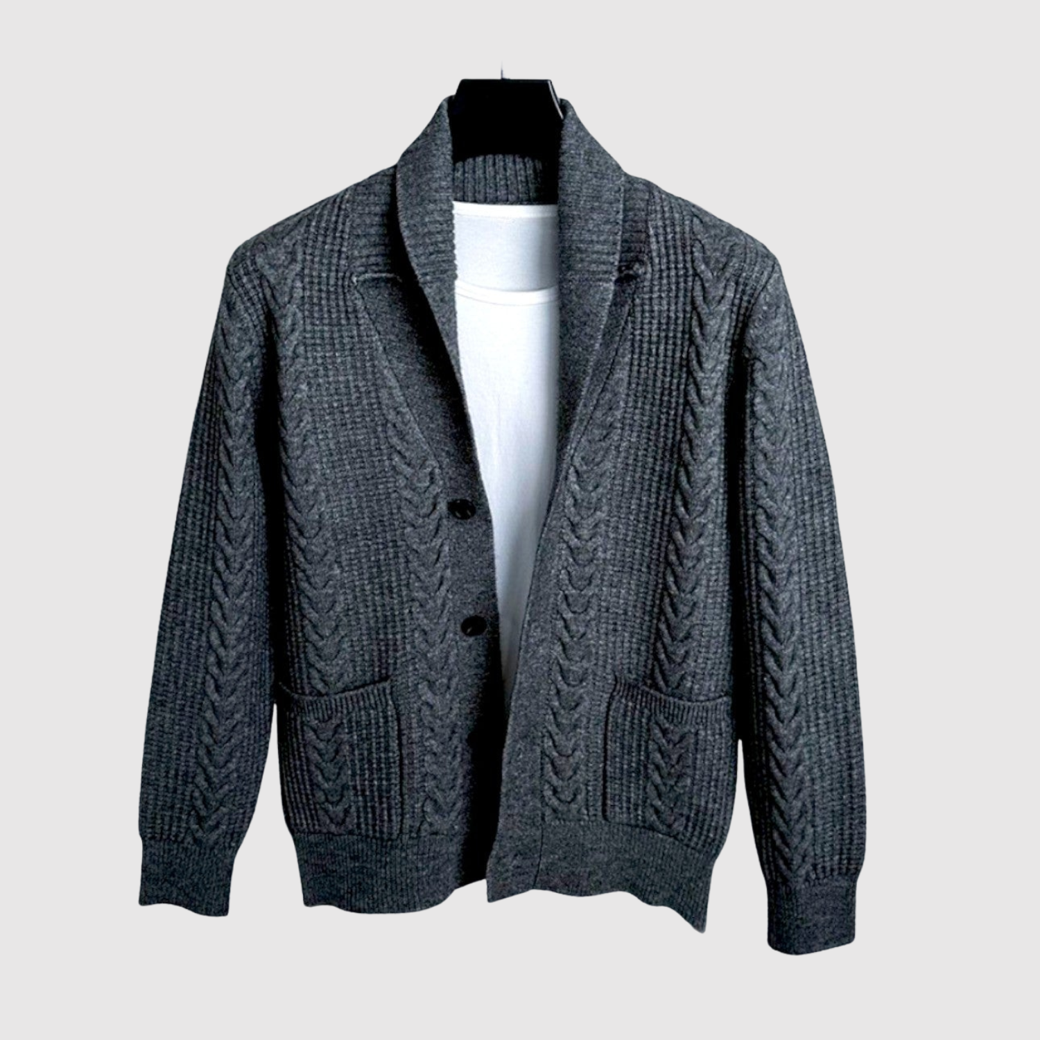 Šimon - Cardigan à motif de poisson et revers